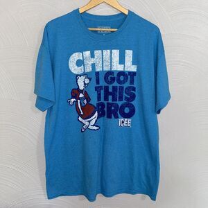 ICEE Chill I Got This Bro Shirt Blue Polar Bear Graphic Adult XL